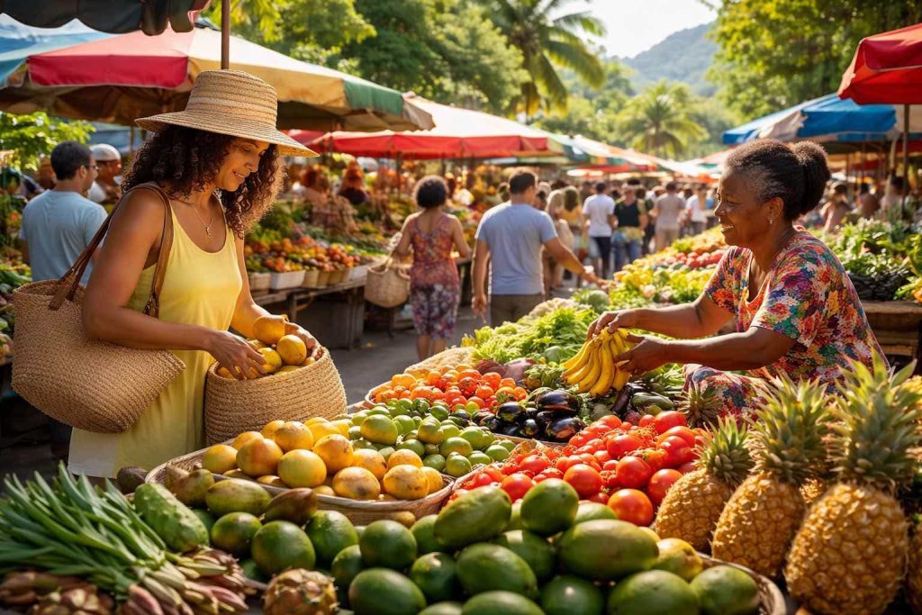 Marchés forains à La Réunion