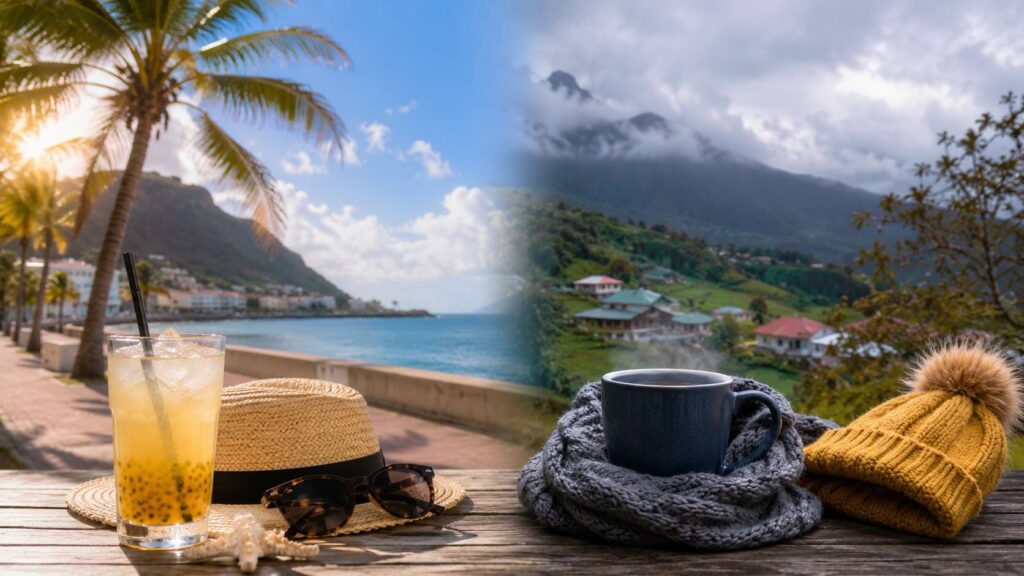 Été en métropole, hiver à La Réunion